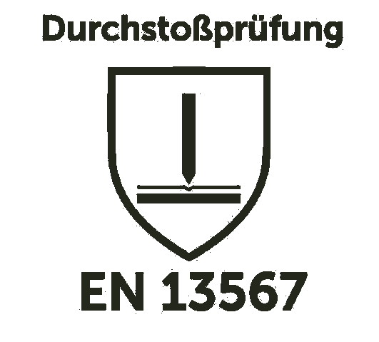Durchstoßprüfung nach DIN EN 13567