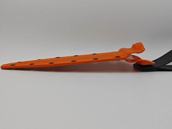 Kydexscheide Orange 24cm Abfangmesser seitlich ohne Messer